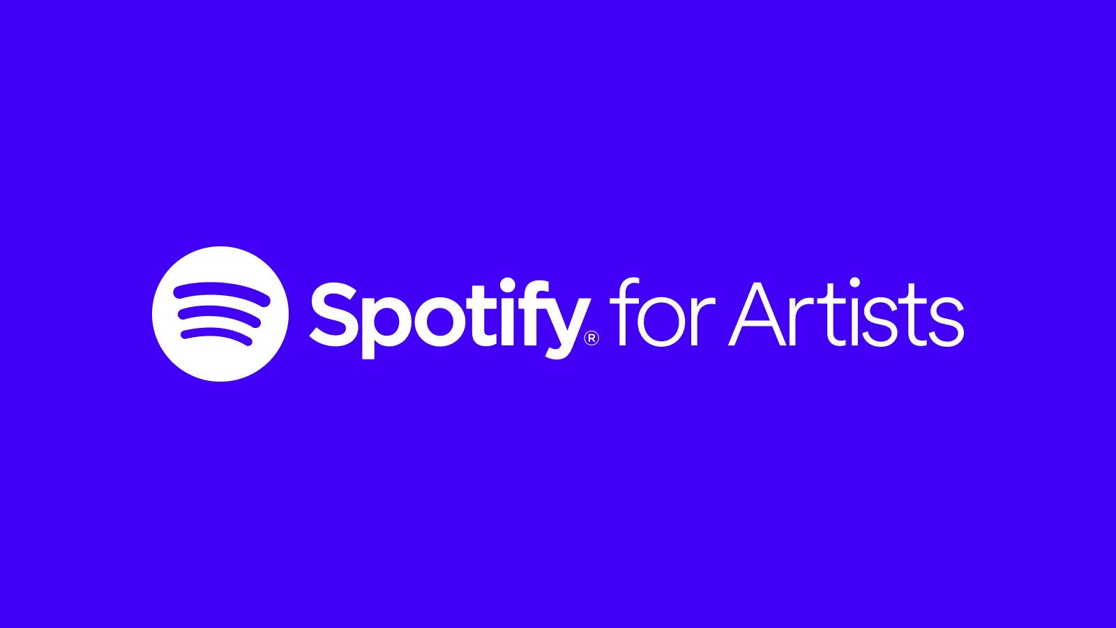 spotify for artists